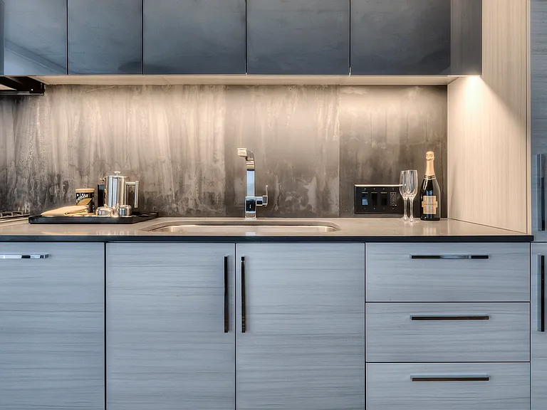 Model apartment kitchen