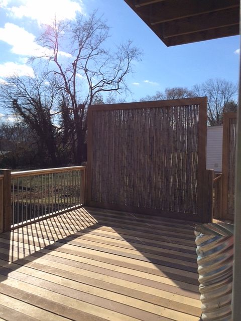 deck privacy fence