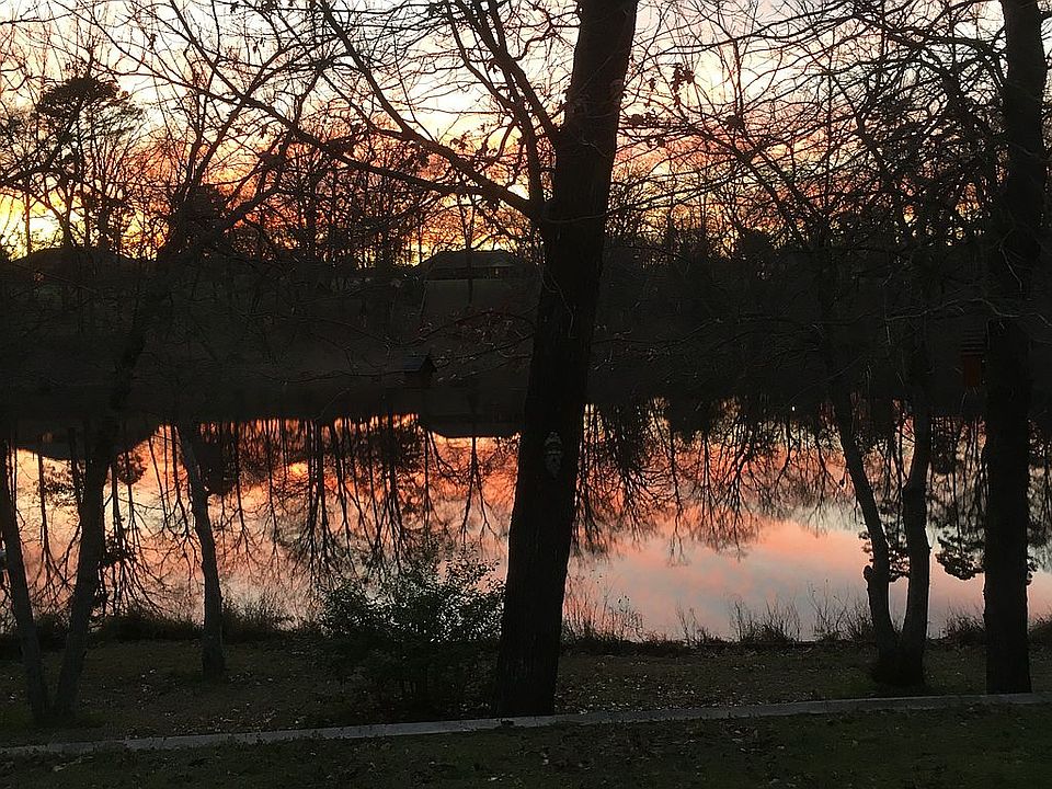 sunset from porch 