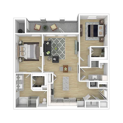 Floor plan B3