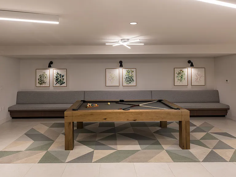 Enjoy a game of billiards with friends