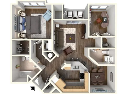Floor plan Orchard With Den