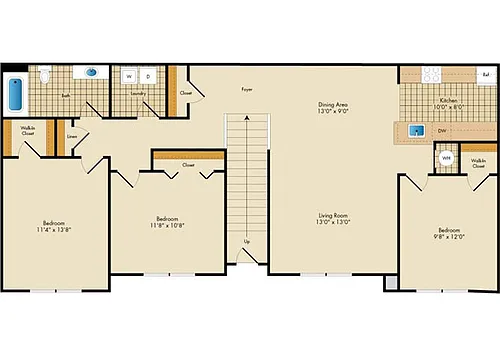 Floor plan Morris