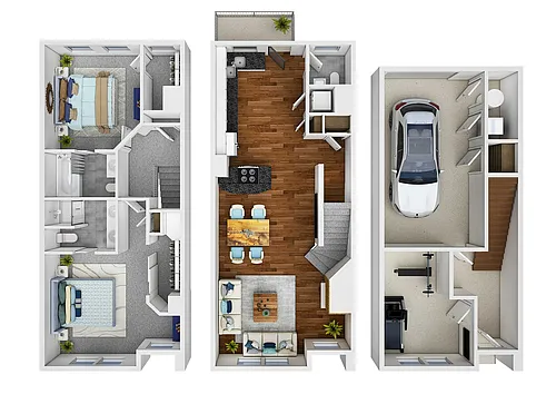 Floor plan B3B