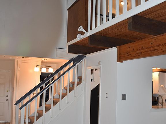 Stairway, loft, kitchen