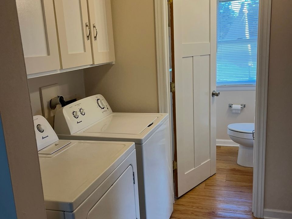Washer and dryers in individual units. Not shared