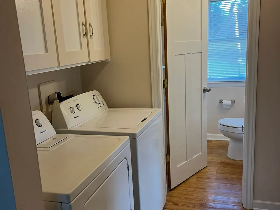 Washer and dryers in individual units. Not shared