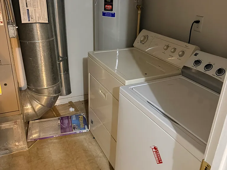Laundry Room with Washer and Dryer