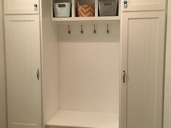 Two lockers plus storage