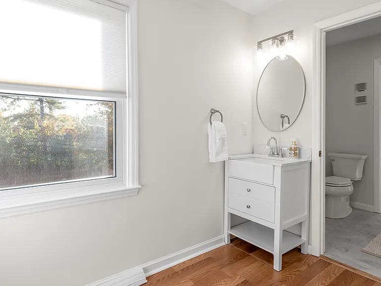 Second Queen bedroom's private vanity area