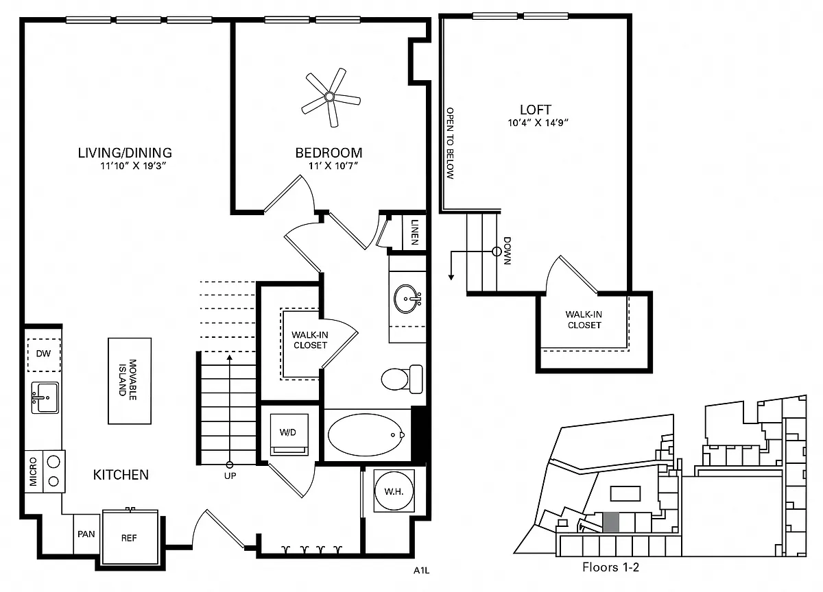 Floor plan Morehead