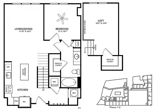 Floor plan Morehead