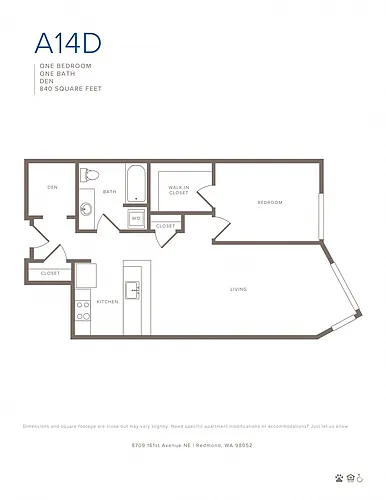 Floor plan A14D