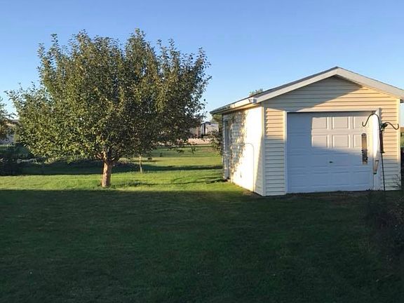 Shed in back yard