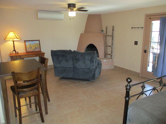 working fireplace