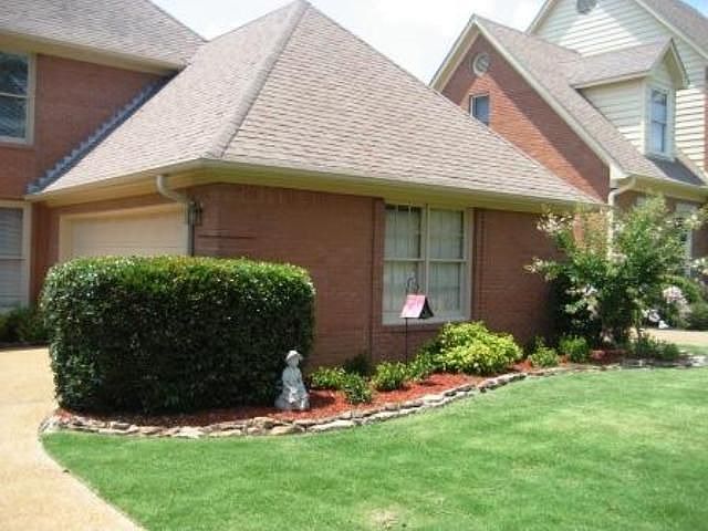 Landscaping in front of home