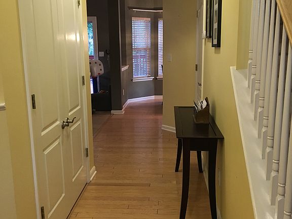Front hallway, coat closet