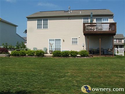 Large, fenced in backyard. Great views from patio.