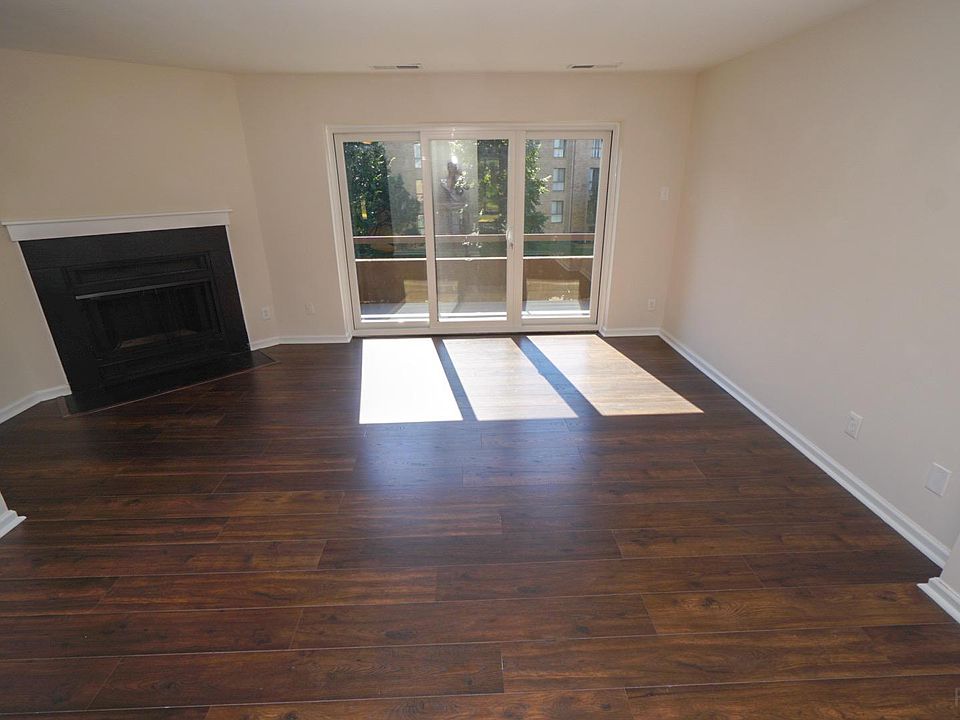 Living Room with brand new flooring