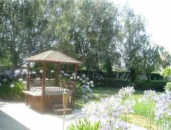 Park Like Backyard with Spa