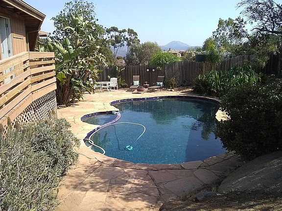 Black bottom pool