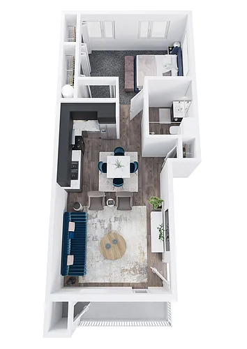 Floor plan One Bedroom