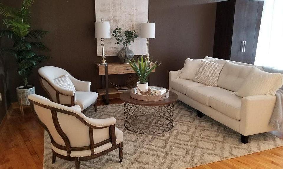 Studio fits full living room.