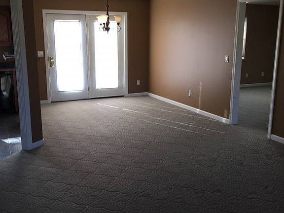 Living room and dining area