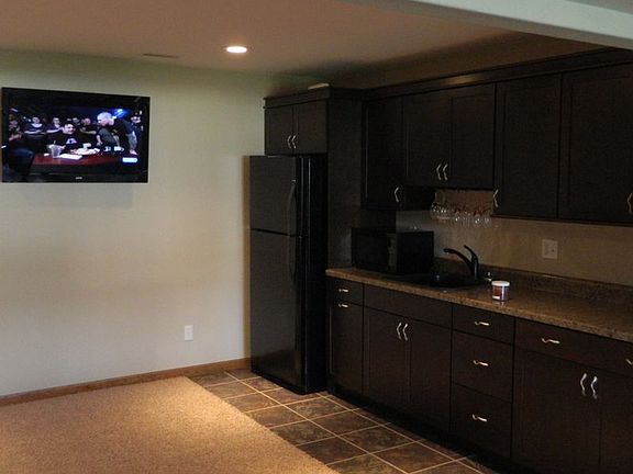 Bar area in lower level