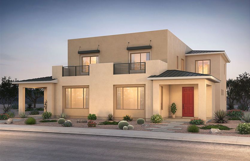 The largest townhome, the Saguaro includes a den on the first floor plus many flexible options and f