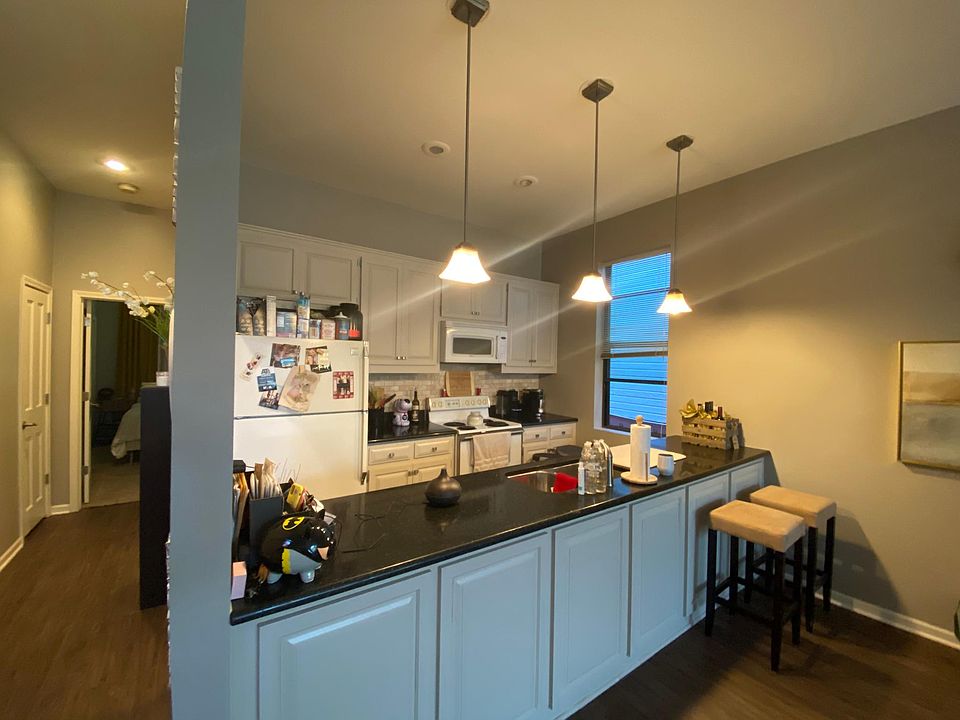 Open kitchen with lots of cupboard space