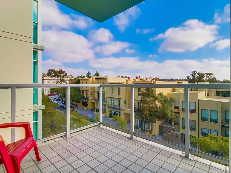 Large Balcony looking over quiet street