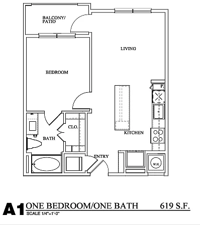 Floor plan The Carter - A Walk to Remember