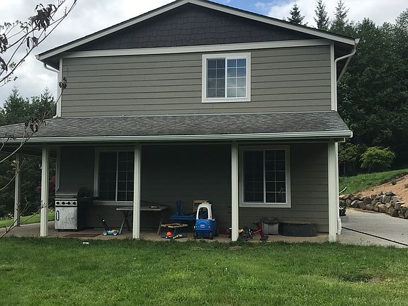 East side of house