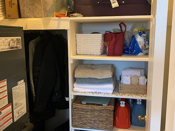 Spacious hall closet