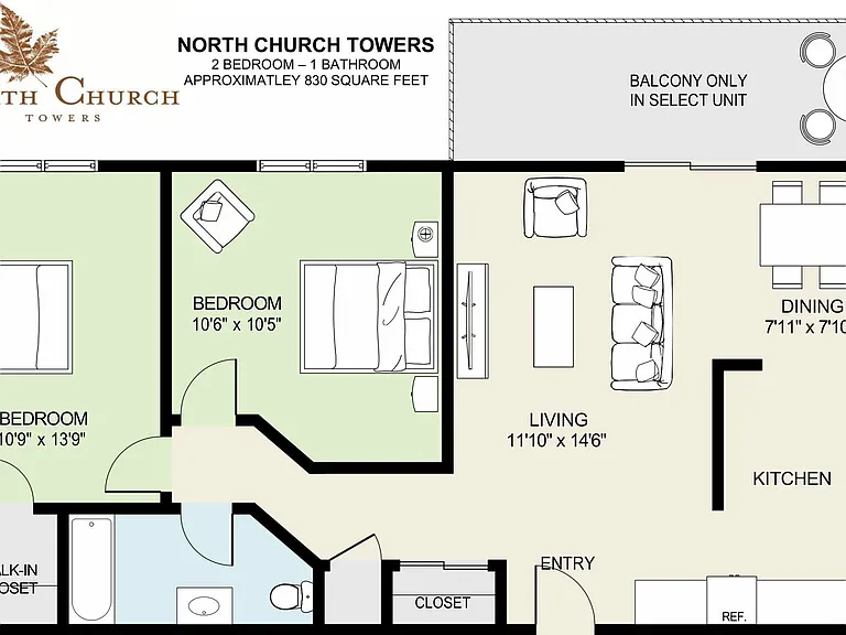 North Church Towers Apartments — Photo 14