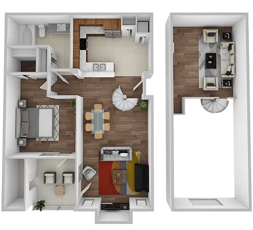 Floor plan A1 - Madison with Loft