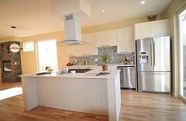 Large open kitchen