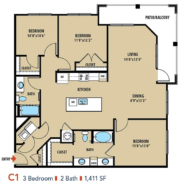 Floor plan C1