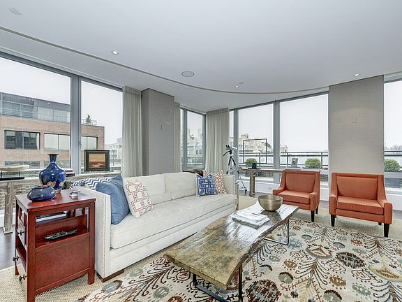 Living Room with water views