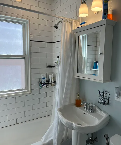 Bathroom was fully renovated a few years ago.