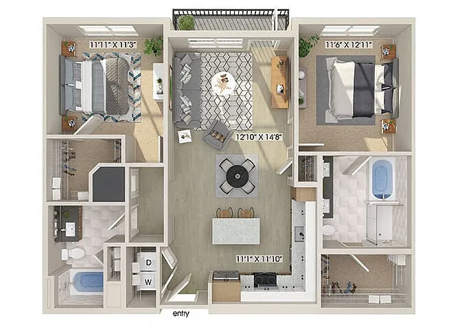 Floor plan B1