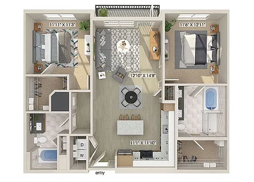 Floor plan B1