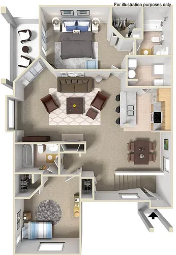 Floor plan Upper Crane