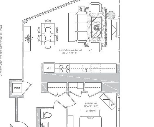 3rd image of 42 W 33rd St APT 16C