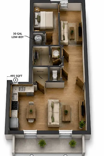 Floor plan The San Marco