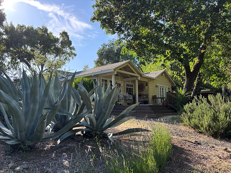 Back side of cottage
