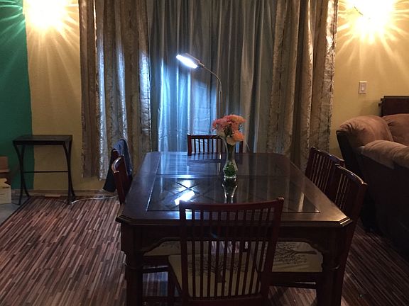 Sconces in dining room
