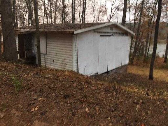 Old storage shed on lot