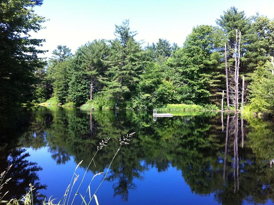 View of small private pond outside front yard